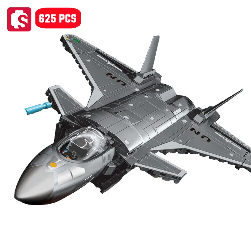 SEMBO военная серия истребитель реактивная сборка строительные блоки MOC вооруженные модели самолета кирпичи строительные наборы игрушки подарки
SEMBO военная серия истребитель реактивная сборка строительные блоки MOC вооруженные модели самолета кирпичи строительные наборы игрушки подарки
