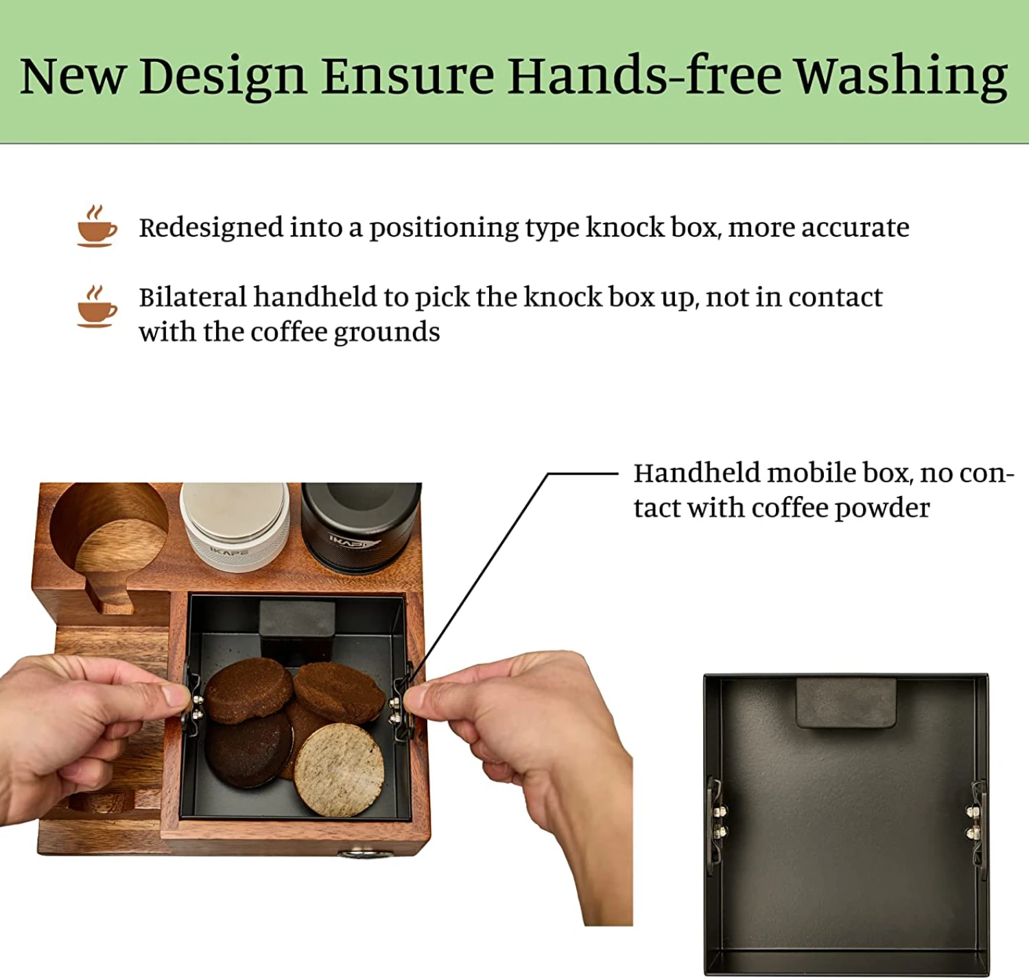 Станция для утрамбовки эспрессо IKAPE с стуком, деревянным держателем портафильтра, коробка для станции-органайзера подходит для аксессуаров для кофе 51/54/58 мм
Станция для утрамбовки эспрессо IKAPE с стуком, деревянным держателем портафильтра, коробка для станции-органайзера подходит для аксессуаров для кофе 51/54/58 мм