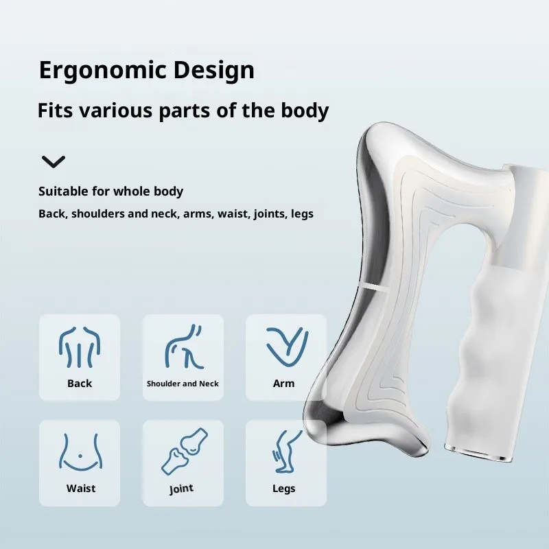 Electric Gua Sha Fascia Scraper With Vibration Massage, Heat Therapy And Microcurrent For Muscle Relaxation
Electric Gua Sha Fascia Scraper With Vibration Massage, Heat Therapy And Microcurrent For Muscle Relaxation