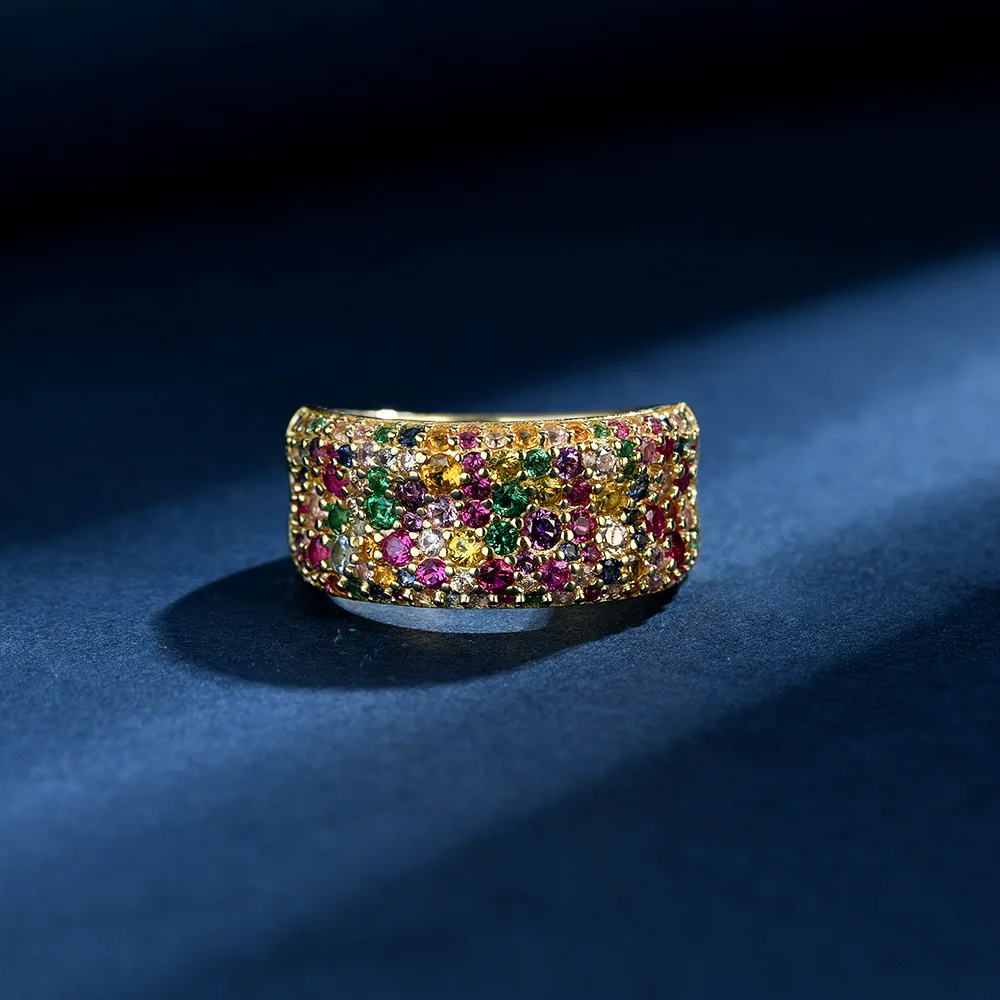 New S925 Silver border Hot selling Colorful Couple's Ring, Fashion Versatile and High end Ring, Wedding Jewelry
New S925 Silver border Hot selling Colorful Couple's Ring, Fashion Versatile and High end Ring, Wedding Jewelry