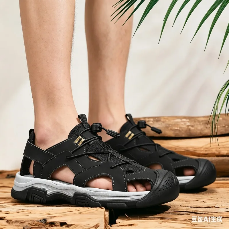 Classic Casual Men Leather Sandals Summer Beach Walk Shoes Outdoor Male Leather Roman Flats Breathable Non-slip Open Toe Sandaly
Classic Casual Men Leather Sandals Summer Beach Walk Shoes Outdoor Male Leather Roman Flats Breathable Non-slip Open Toe Sandaly