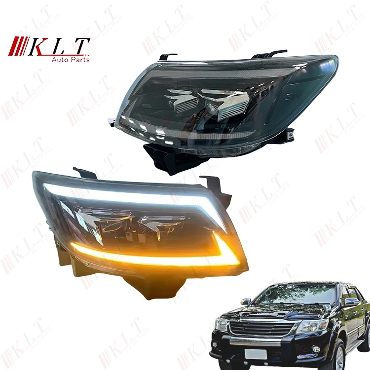 Новые светодиодные фары KLT для Hilux Vigo 2012-2014 с двойной линзой
Новые светодиодные фары KLT для Hilux Vigo 2012-2014 с двойной линзой