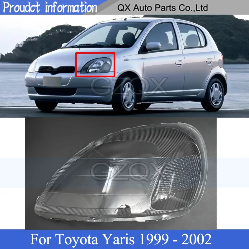 CAPQX Front bumper headlight Cover Car Lampshade For Toyota Yaris 1999 2000 2001 2002 head lamp Glass Case
CAPQX Front bumper headlight Cover Car Lampshade For Toyota Yaris 1999 2000 2001 2002 head lamp Glass Case