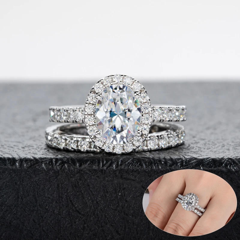 Apaison Full Real Moissanite Rings For Women 100% 925 Sterling Silver Eternity Wedding Band Ring Female Fine Jewelry Gift
Apaison Full Real Moissanite Rings For Women 100% 925 Sterling Silver Eternity Wedding Band Ring Female Fine Jewelry Gift