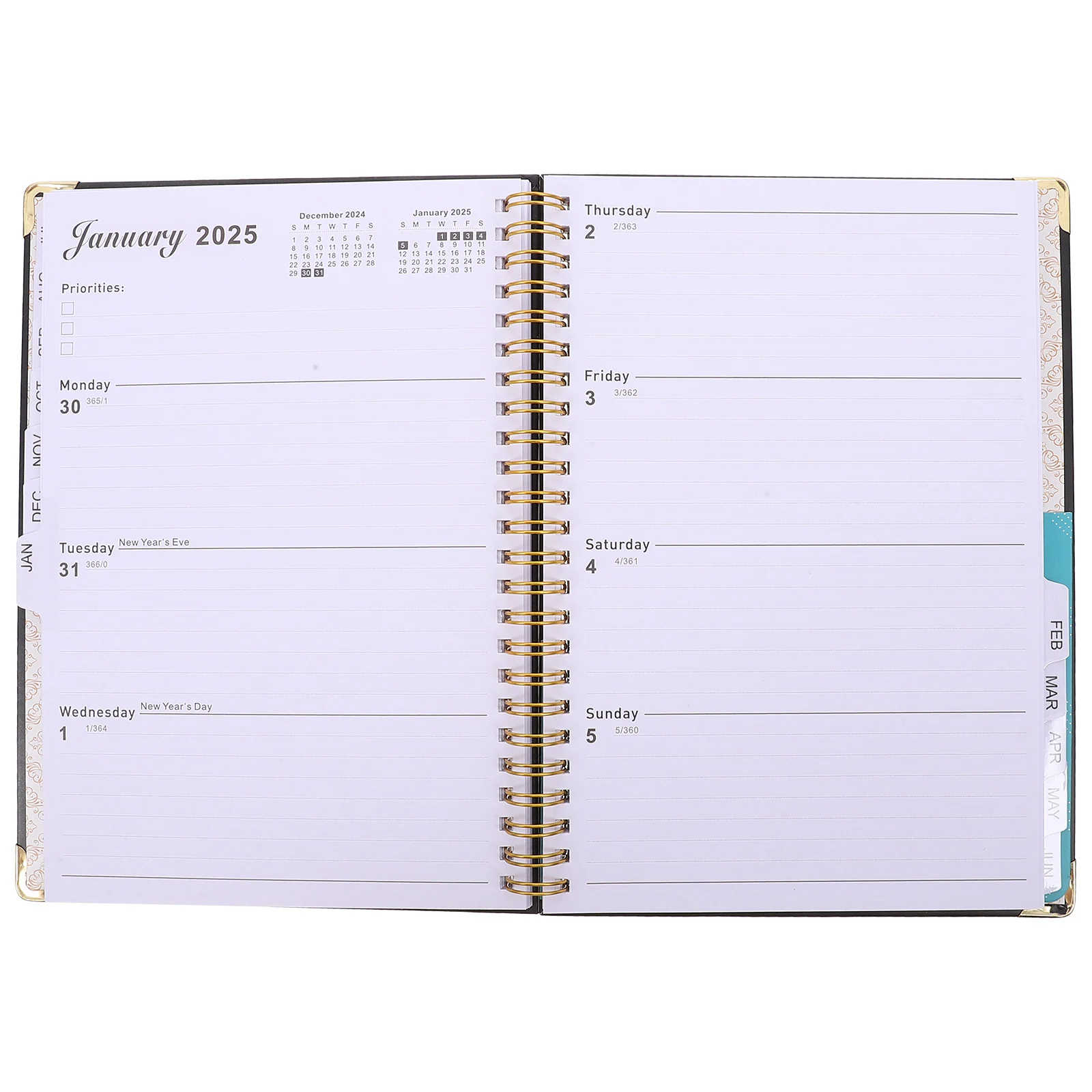 A5 Metal Coil Notebook 2024-2025 Planner Diary for Students Teachers Office Workers Study Memo Work Personal Academic Thick
A5 Metal Coil Notebook 2024-2025 Planner Diary for Students Teachers Office Workers Study Memo Work Personal Academic Thick