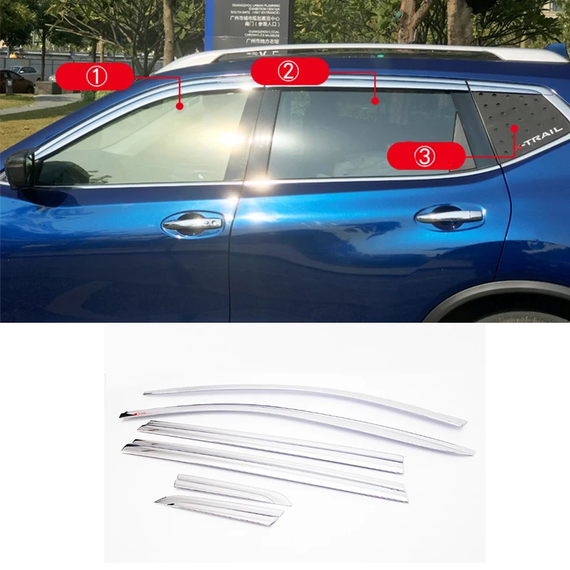 Car accessories FIT FOR Nissan Rogue X-Trail T32 2014-2020 ABS chrome waterproof Door Window Visor Vent Shades Sun Rain Guard
Car accessories FIT FOR Nissan Rogue X-Trail T32 2014-2020 ABS chrome waterproof Door Window Visor Vent Shades Sun Rain Guard
