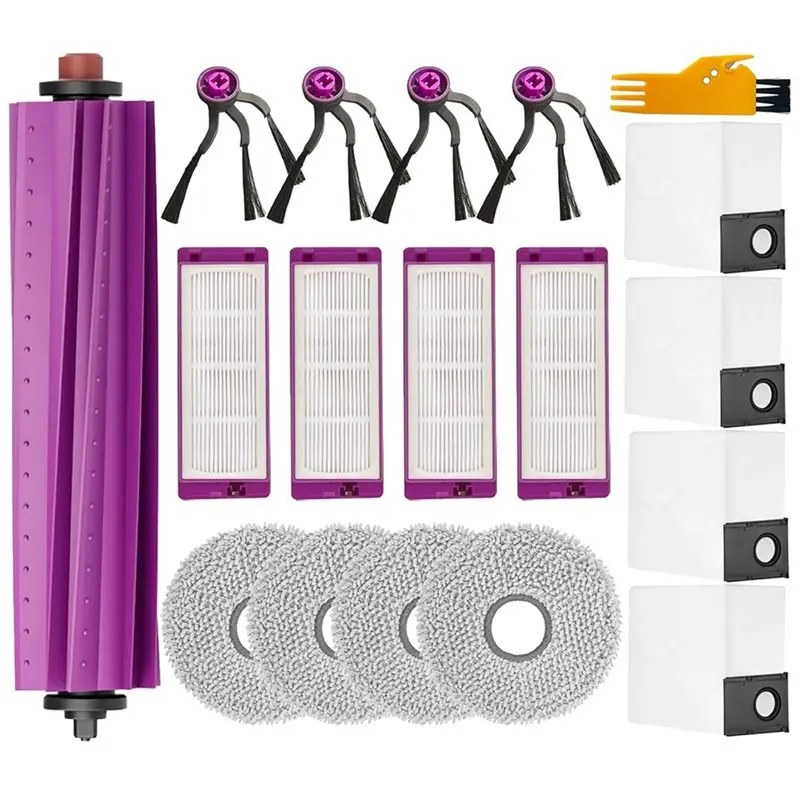 18 шт. основные боковые щетки, фильтры, мешки для пыли, тряпки для швабры для Eureka J15 Evo Ultra, самоопорожняющиеся детали робота-пылесоса
18 шт. основные боковые щетки, фильтры, мешки для пыли, тряпки для швабры для Eureka J15 Evo Ultra, самоопорожняющиеся детали робота-пылесоса