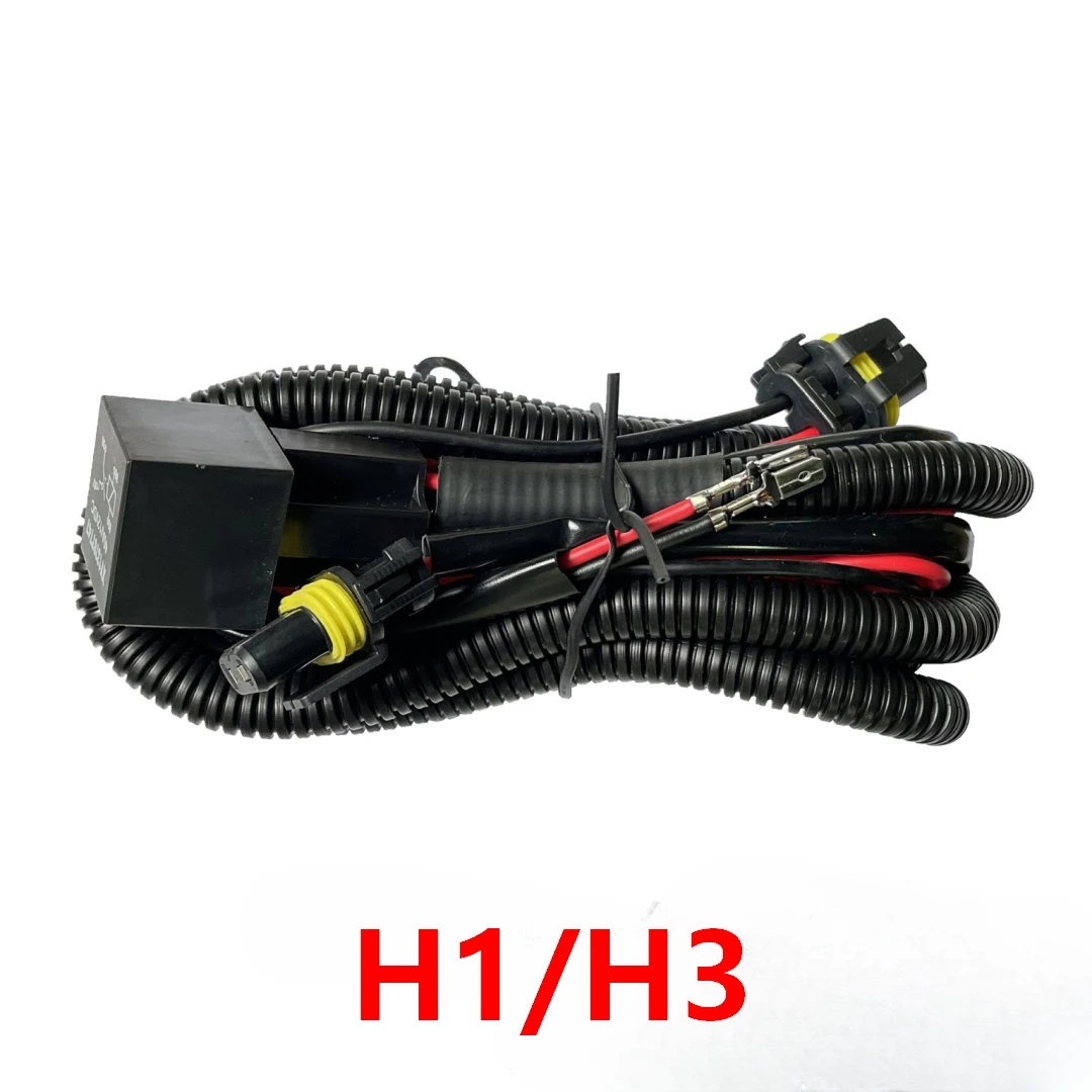 1Pcs 35w-75W HID Harness 12V 40A Extra HID Headlights Wiring Cable For H1 H3 H7 H8 H11 HB3 HB4 Xenon Bulbs 12V Cars Headlamps
1Pcs 35w-75W HID Harness 12V 40A Extra HID Headlights Wiring Cable For H1 H3 H7 H8 H11 HB3 HB4 Xenon Bulbs 12V Cars Headlamps
