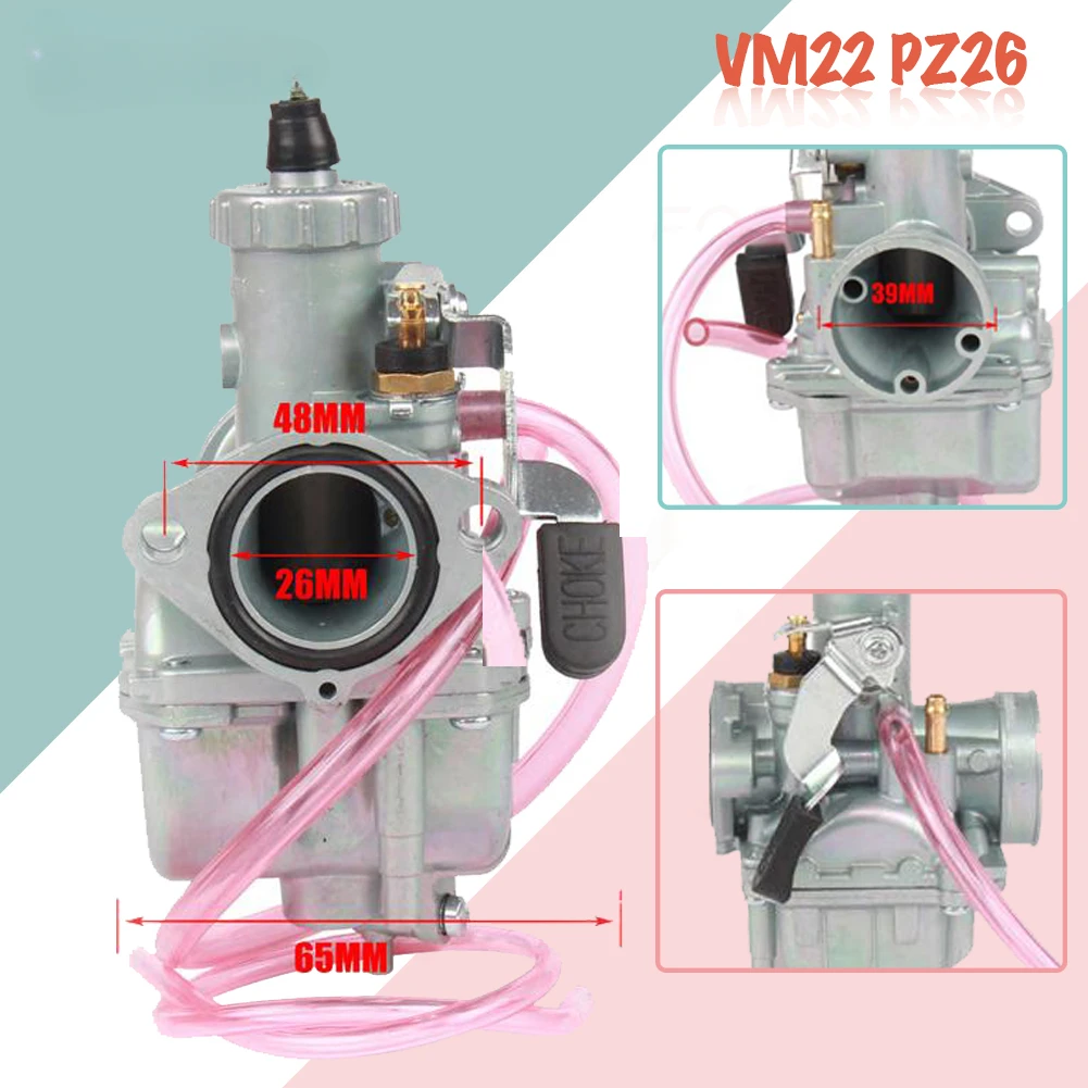 Мотоциклетный карбюратор Mikuni VM22 PZ26, 26 мм, карбюратор для 125 140 150 160cc, грязевой питбайк, квадроциклы, аксессуары для мотокросса, запчасти
Мотоциклетный карбюратор Mikuni VM22 PZ26, 26 мм, карбюратор для 125 140 150 160cc, грязевой питбайк, квадроциклы, аксессуары для мотокросса, запчасти