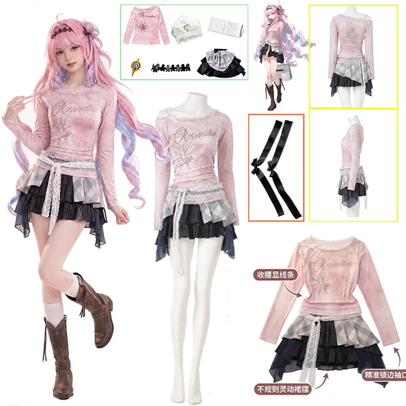 Anime Game Wuthering Denia Cosplay daily New Top skirt SWEET Lolita Women Waves Halloween Role Play party Masquerade Restor
Anime Game Wuthering Denia Cosplay daily New Top skirt SWEET Lolita Women Waves Halloween Role Play party Masquerade Restor