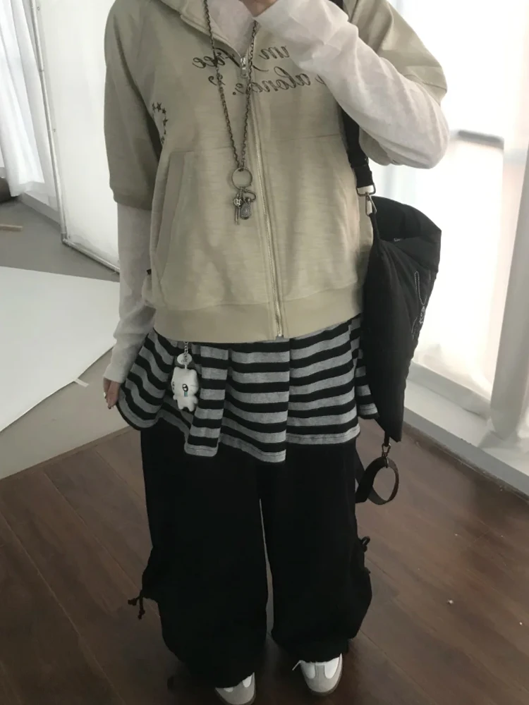 Women Short Contrast Striped Knitted Pleated Skirts Vintage Faldas Mujer Grunge Subcultural American Streetwear Punk
Women Short Contrast Striped Knitted Pleated Skirts Vintage Faldas Mujer Grunge Subcultural American Streetwear Punk