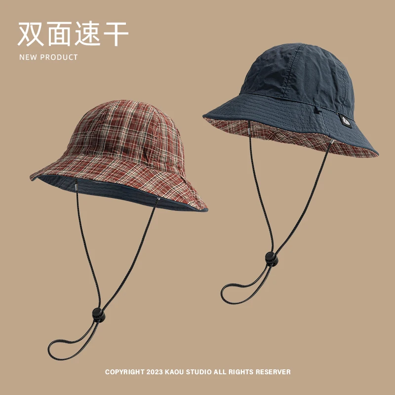 Spring and summer sunshade bucket hat for men and women versatile plaid outdoor mountaineering camping sun protection basin hat
Spring and summer sunshade bucket hat for men and women versatile plaid outdoor mountaineering camping sun protection basin hat