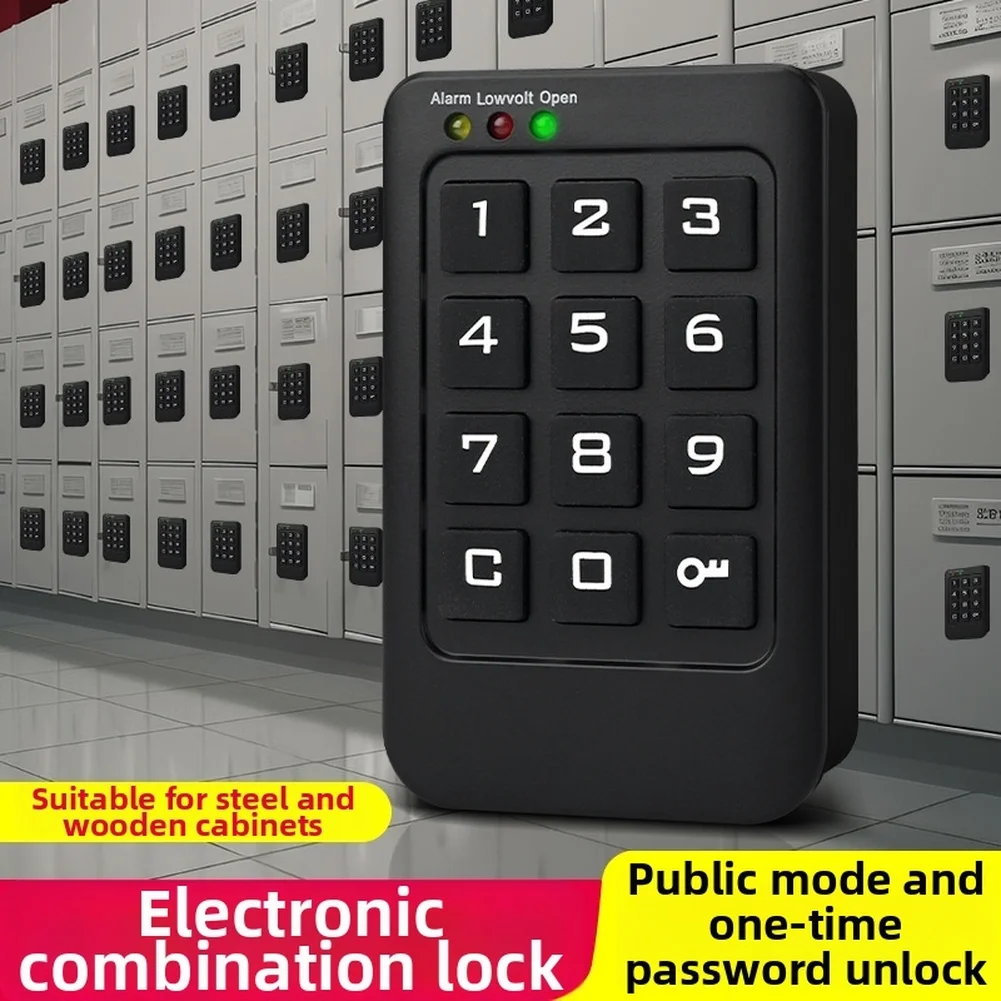 Digital Security Lock for Lockers Cabinets Drawers with Programmable Code USB Port for External Power and Low Power Indicator
Digital Security Lock for Lockers Cabinets Drawers with Programmable Code USB Port for External Power and Low Power Indicator