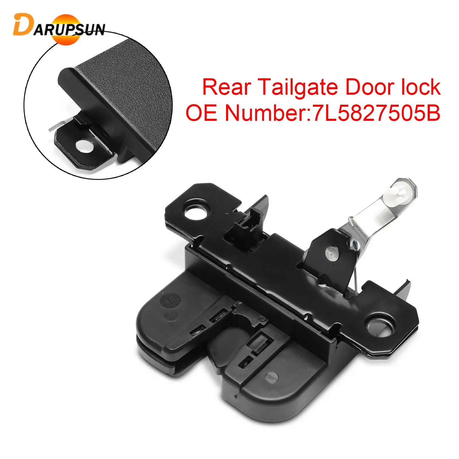Darupsun Rear Tailgate Door lock 7L5827505B for Porsche Cayenne 9PA 2002 2003 2004 2005 2006 2007-2010 SUV
Darupsun Rear Tailgate Door lock 7L5827505B for Porsche Cayenne 9PA 2002 2003 2004 2005 2006 2007-2010 SUV
