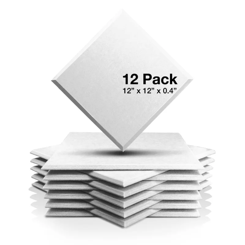 12 Pack Acoustic Studio Panels Square Sound-absorbing Wall Panels DIY Polyester Fabric Soundproof Noise Insulation Home Office
12 Pack Acoustic Studio Panels Square Sound-absorbing Wall Panels DIY Polyester Fabric Soundproof Noise Insulation Home Office