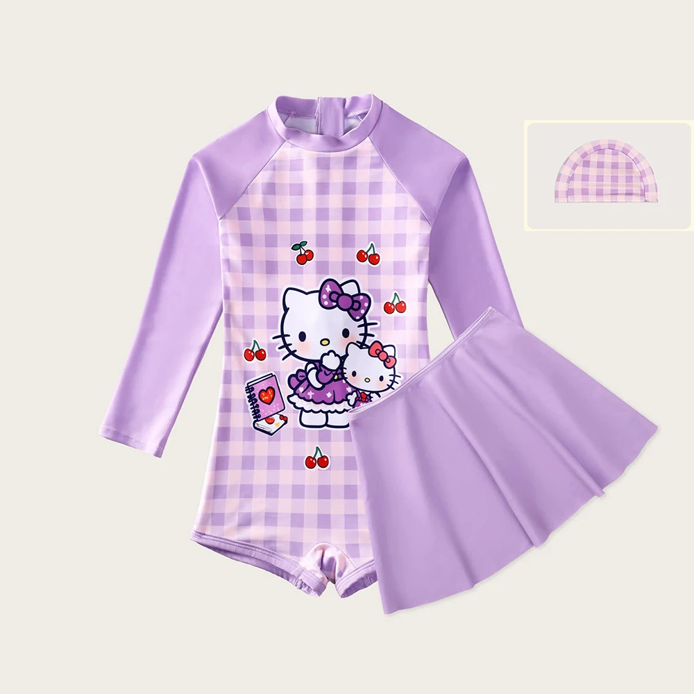 Kawaii Hello Kitty Children Girl Swimsuit Sanrio New Ins Long Sleeves One-Piece Swimsuit Hot Spring Fashion Sweet Girl Swimsuit
Kawaii Hello Kitty Children Girl Swimsuit Sanrio New Ins Long Sleeves One-Piece Swimsuit Hot Spring Fashion Sweet Girl Swimsuit