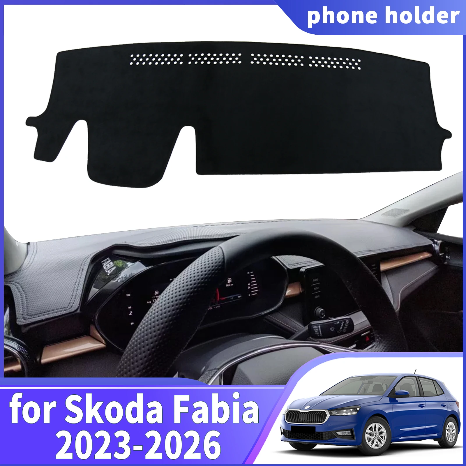 fit for Skoda Fabia 2023 2024 2025 2026 Car Dashmat Dashboard Cover Pad Protective Carpet DashMat Sunshade Accessories
fit for Skoda Fabia 2023 2024 2025 2026 Car Dashmat Dashboard Cover Pad Protective Carpet DashMat Sunshade Accessories
