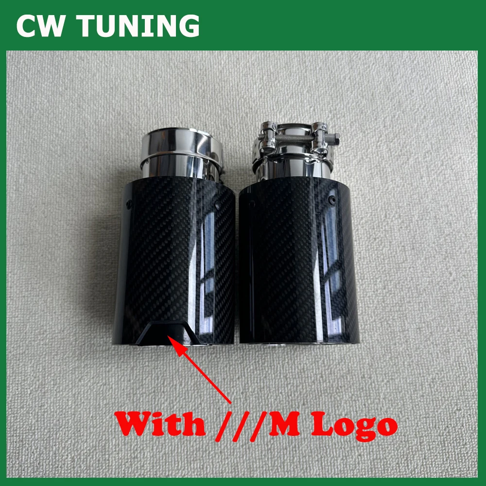 1Pcs M Performance Logo Glossy Silver M2 M3 M4 M5 Carbon Exhaust Tips For BMW F87 F80 F82 F83 F90 Tail End Pipe Muffler Nozzles
1Pcs M Performance Logo Glossy Silver M2 M3 M4 M5 Carbon Exhaust Tips For BMW F87 F80 F82 F83 F90 Tail End Pipe Muffler Nozzles