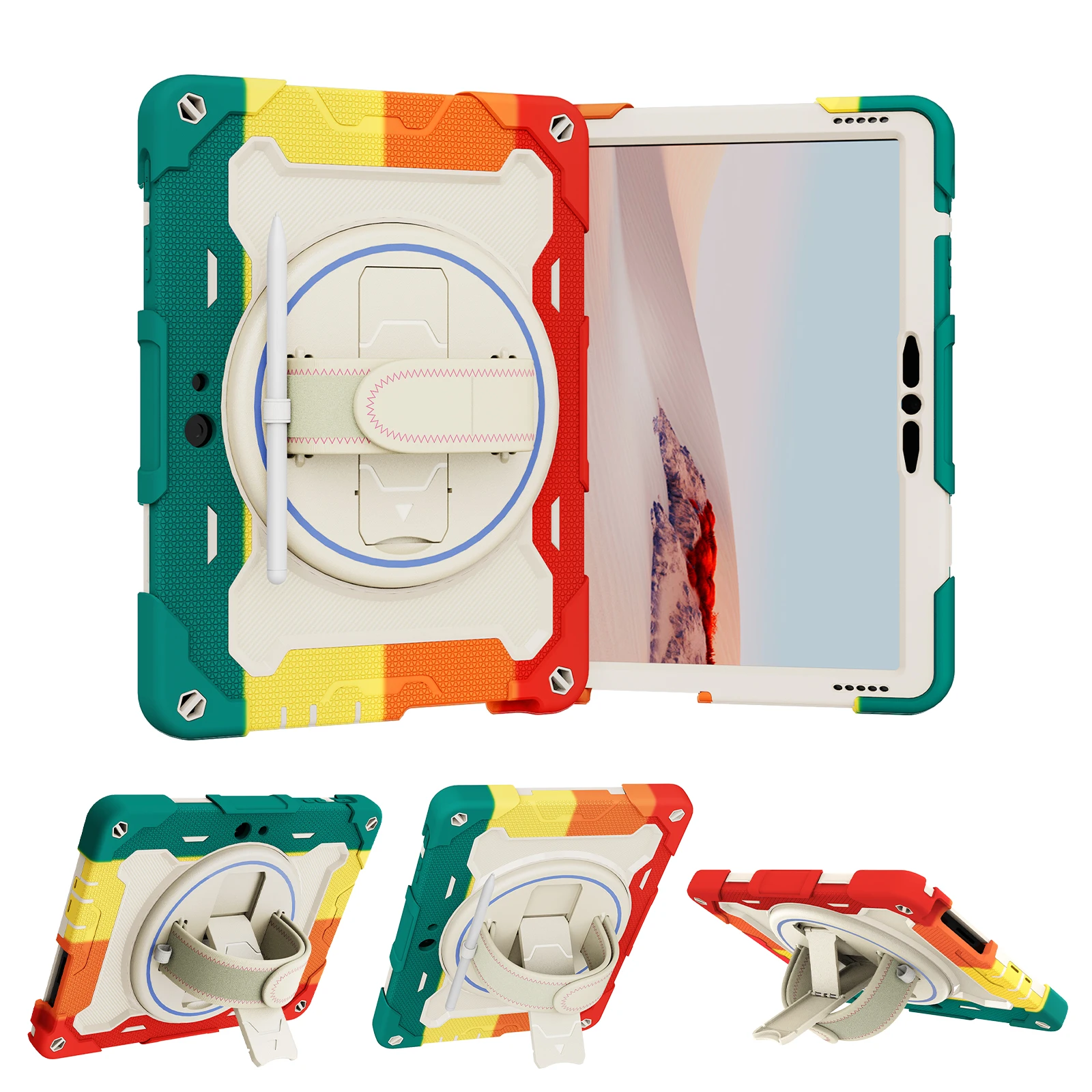 Case For Microsoft Surface go 1 2 3 10.5" Protective Cover For Surface Go Cases Funda Rotating Hand Strap Kids Safe Shockproof
Case For Microsoft Surface go 1 2 3 10.5" Protective Cover For Surface Go Cases Funda Rotating Hand Strap Kids Safe Shockproof