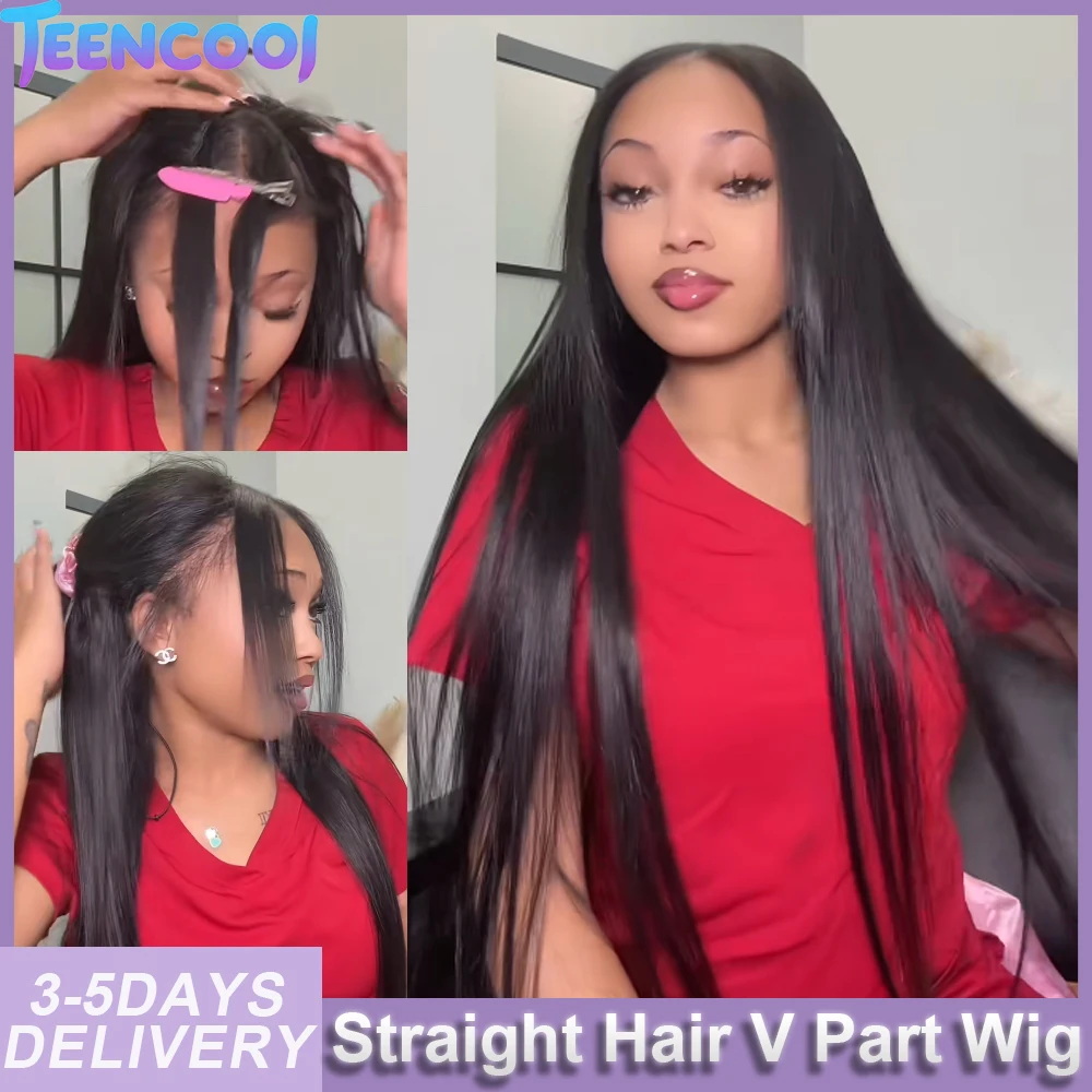 Straight Hair V part Wig Upgrade Human Hair Head Clip In Half Wig 40 Inch Brazilian Glueless Wig 200% Density Ready To Wear
Straight Hair V part Wig Upgrade Human Hair Head Clip In Half Wig 40 Inch Brazilian Glueless Wig 200% Density Ready To Wear