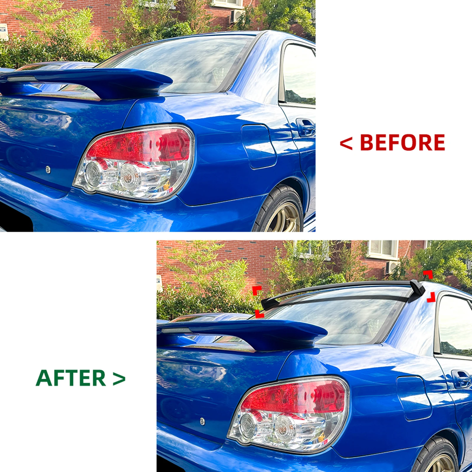 Rear Trunk Roof Spoiler Lip Wing Upper Splitter For Subaru Impreza WRX STI 2002-2007 Tailgate Flap Decoration Trim Decklid
Rear Trunk Roof Spoiler Lip Wing Upper Splitter For Subaru Impreza WRX STI 2002-2007 Tailgate Flap Decoration Trim Decklid