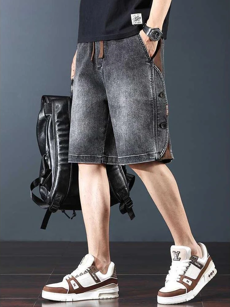 Men's Summer Casual Loose-Fit Denim Shorts American Retro Style Mid-Length Heavyweight Patchwork Straight-Leg Comfortable
Men's Summer Casual Loose-Fit Denim Shorts American Retro Style Mid-Length Heavyweight Patchwork Straight-Leg Comfortable