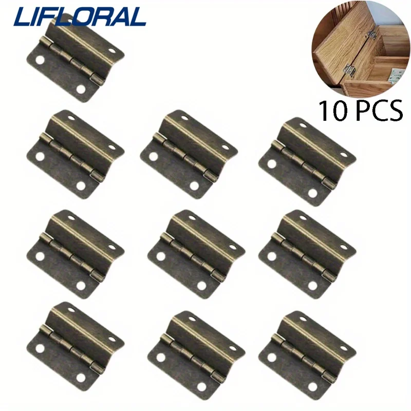 10pcs Bronze Hinges Folding Hardware Hinges For Doors Cabinets Furniture Vintage Jewelry Cabinets Triple Fold Iron Hinge
10pcs Bronze Hinges Folding Hardware Hinges For Doors Cabinets Furniture Vintage Jewelry Cabinets Triple Fold Iron Hinge