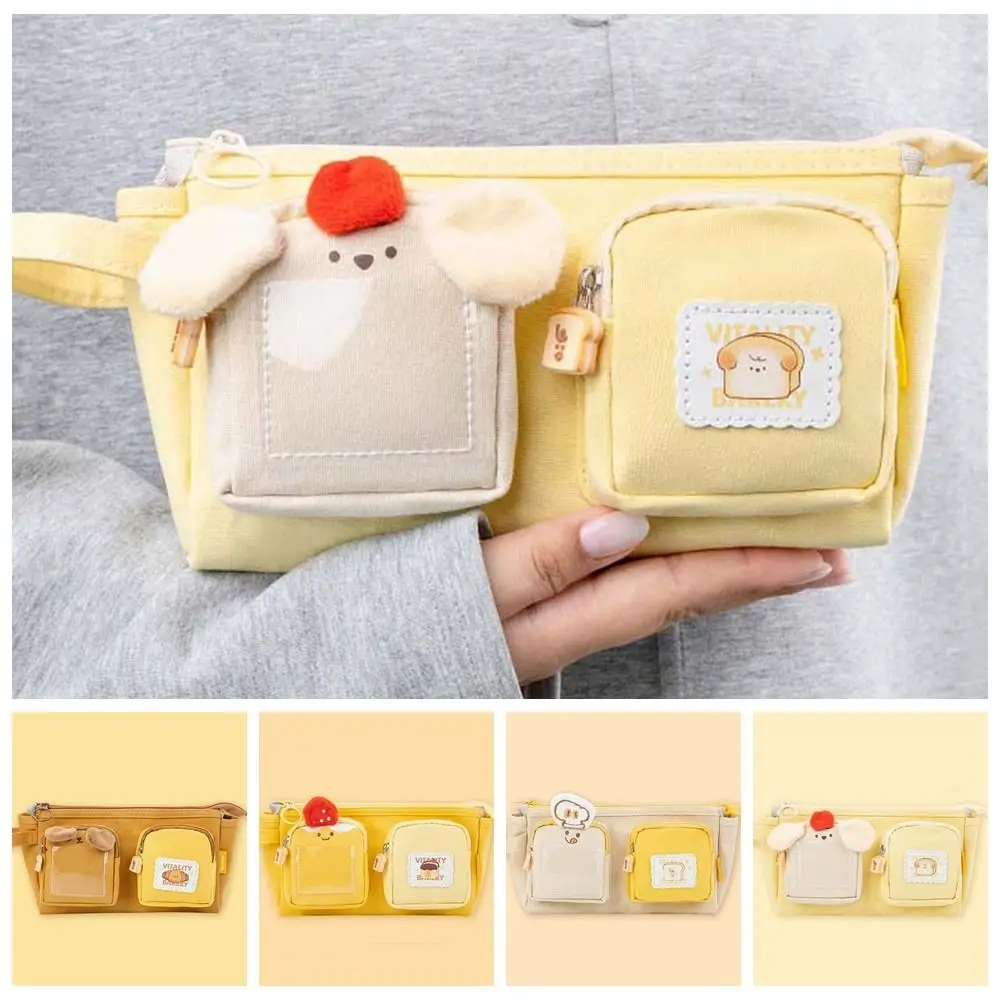 Large Capacity Cartoon Canvas Pen Bag Chestnut Strawberry Cheese Cute Bear Pencil Pouch PVC Pudding Puppy Stationery Storage Bag
Large Capacity Cartoon Canvas Pen Bag Chestnut Strawberry Cheese Cute Bear Pencil Pouch PVC Pudding Puppy Stationery Storage Bag