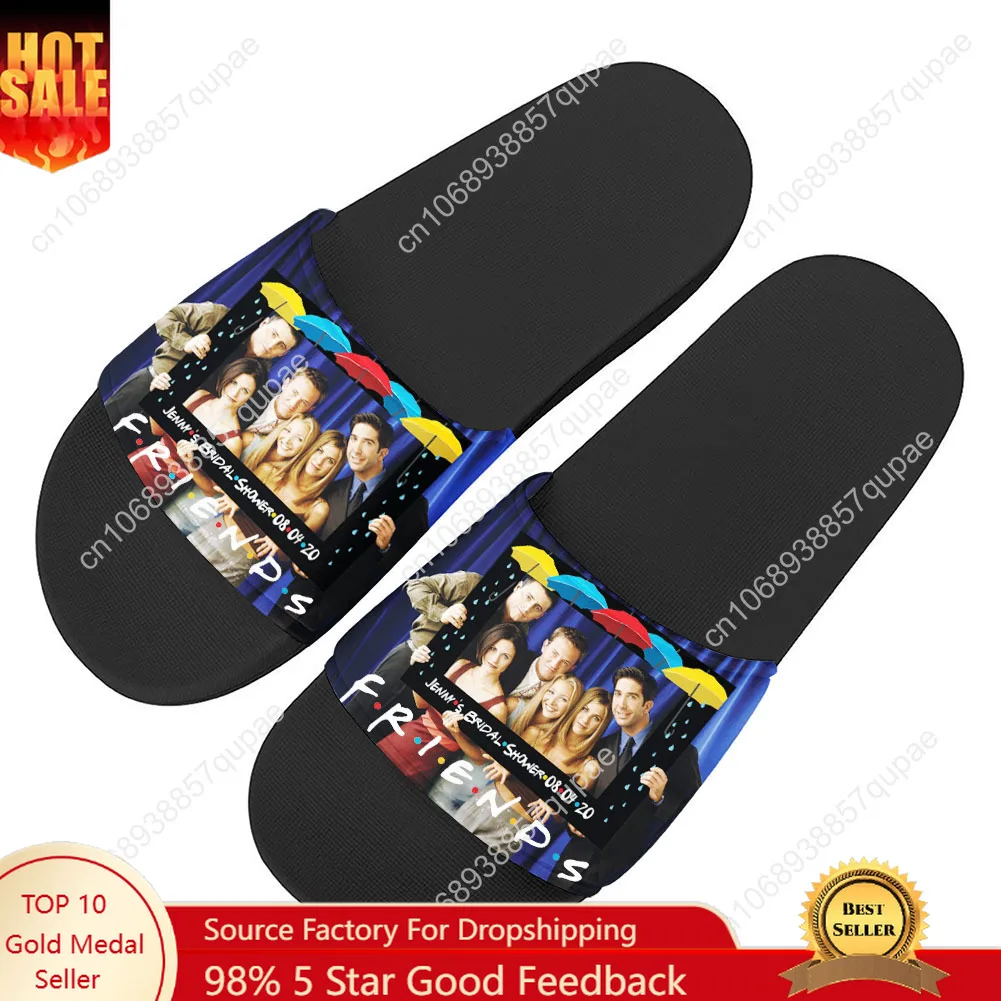 Friends TV Comedy Slippers Home Water Shoes Mens Womens Teenagers Outdoor Beach Pool Sandals Custom Summer Slipper
Friends TV Comedy Slippers Home Water Shoes Mens Womens Teenagers Outdoor Beach Pool Sandals Custom Summer Slipper