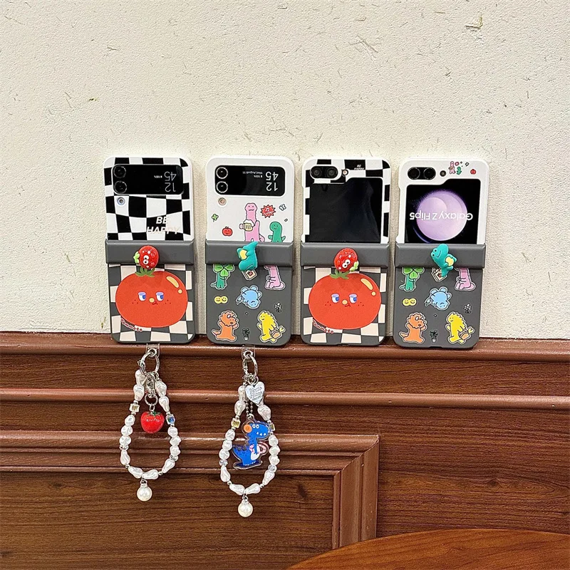 Cartoon Dinosaur Tomato for Samsung Galaxy Z Flip 7 6 5 4 Protective Back Cover for ZFlip5 ZFlip6 ZFlip7 Case Shell
Cartoon Dinosaur Tomato for Samsung Galaxy Z Flip 7 6 5 4 Protective Back Cover for ZFlip5 ZFlip6 ZFlip7 Case Shell