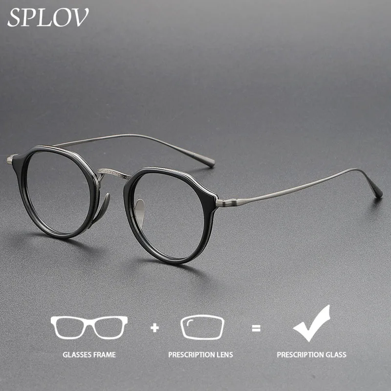 SPLOV Ultra Light Titanium Alloy Prescription Glasses Professional Customization Progressive Myopia/Hyperopia Glasses
SPLOV Ultra Light Titanium Alloy Prescription Glasses Professional Customization Progressive Myopia/Hyperopia Glasses