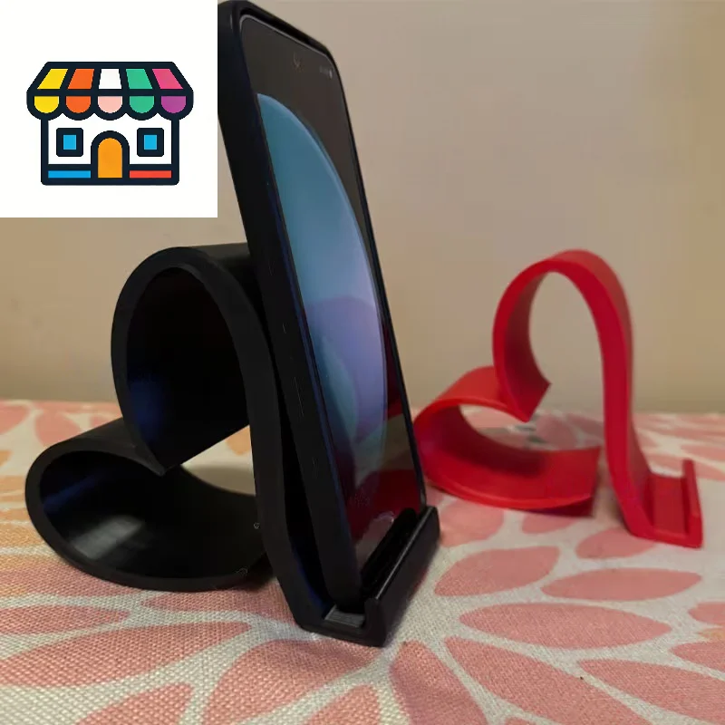 Creative 3D Printed Heart-shaped Universal Mobile Phone Stand Home Office Desktop Ornament Birthday Valentine's Day Gift
Creative 3D Printed Heart-shaped Universal Mobile Phone Stand Home Office Desktop Ornament Birthday Valentine's Day Gift
