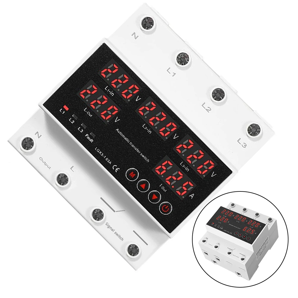 Home Power Solution Transfer Switch Appliance Safety System Adjustable Parameters White Black Real-Time Monitoring
Home Power Solution Transfer Switch Appliance Safety System Adjustable Parameters White Black Real-Time Monitoring