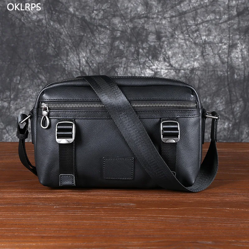 Leather Men's Single Shoulder Bow-Top Layer Cowhide Crossbody Bag Original Niche Cowhide Messenger Bag Personality Men's Bag
Leather Men's Single Shoulder Bow-Top Layer Cowhide Crossbody Bag Original Niche Cowhide Messenger Bag Personality Men's Bag