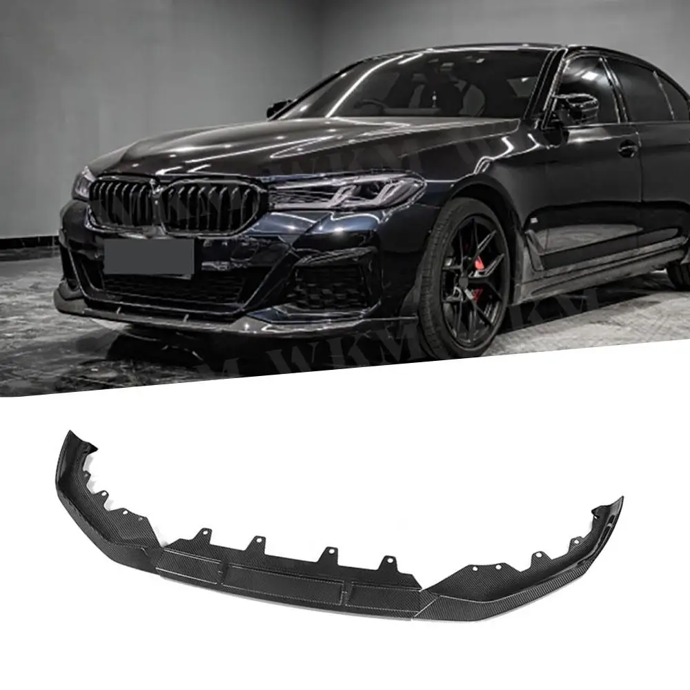 Dry Carbon Fiber Front Lip Guard for BMW 5 Series G30 G38 M Sport 2021+ FRP Car Front Bumper Lip Spoiler Three-section
Dry Carbon Fiber Front Lip Guard for BMW 5 Series G30 G38 M Sport 2021+ FRP Car Front Bumper Lip Spoiler Three-section