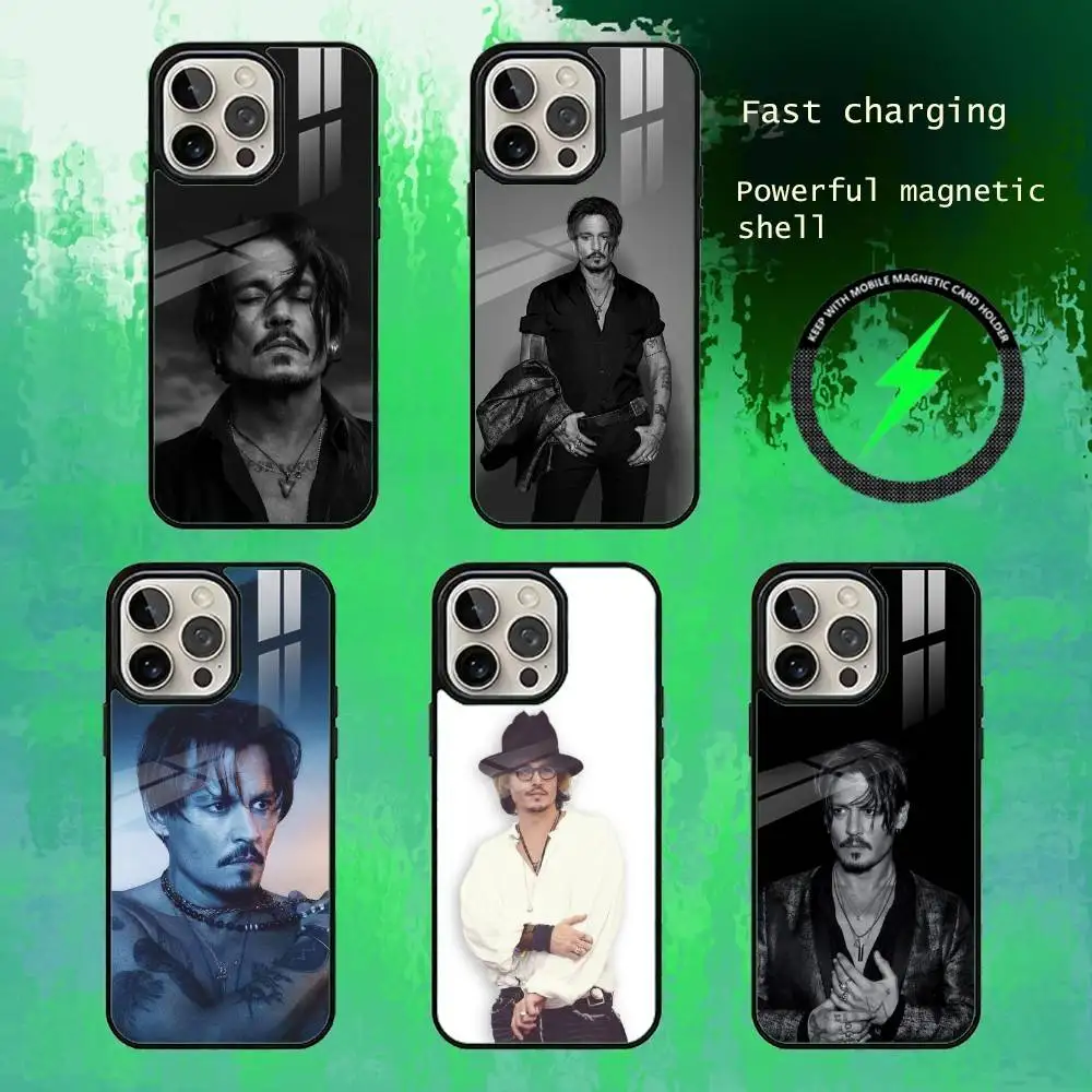 J-Johnny D-Depp Phone Case For iPhone17,16,15,14,13 Plus,Pro Max Magnetic For Magsafe Wireless Charging
J-Johnny D-Depp Phone Case For iPhone17,16,15,14,13 Plus,Pro Max Magnetic For Magsafe Wireless Charging