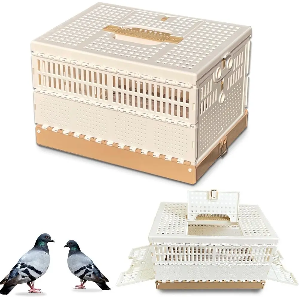 Portable Bird and Small Animal Cage with Training and Release Features, Plastic Nest Box Included
Portable Bird and Small Animal Cage with Training and Release Features, Plastic Nest Box Included