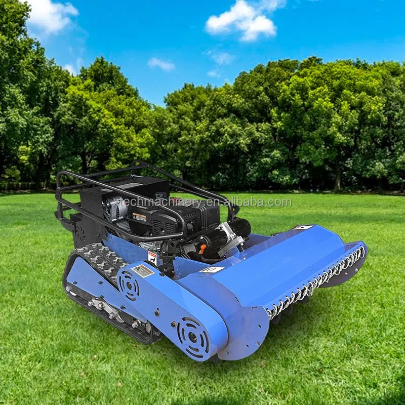 New Arrival Mini Farm Flail Lawn Mower 800mm 1000mm 1200mm RC Home Robotic Crawler Lawn Mower for Grass Cutting 
New Arrival Mini Farm Flail Lawn Mower 800mm 1000mm 1200mm RC Home Robotic Crawler Lawn Mower for Grass Cutting