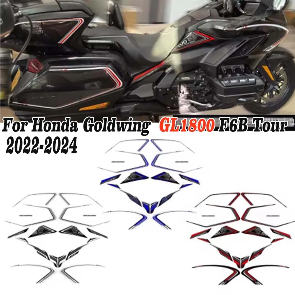 Motorcycle Tank Pad GL 1800 Touring Sticker Decal Kit Case For Honda Goldwing GL1800 F6B Protector Fairing Fender 2022 2023 2024
Motorcycle Tank Pad GL 1800 Touring Sticker Decal Kit Case For Honda Goldwing GL1800 F6B Protector Fairing Fender 2022 2023 2024