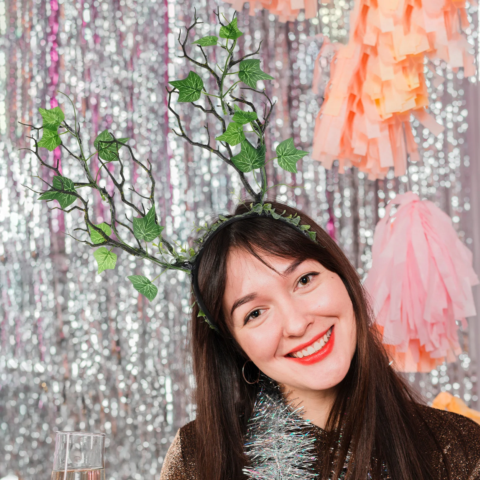 Elf Headwear Artificial Branch Headband Steampunk Antler Fairy Costume Halloween Christmas Cosplay Party Headpiece Women
Elf Headwear Artificial Branch Headband Steampunk Antler Fairy Costume Halloween Christmas Cosplay Party Headpiece Women