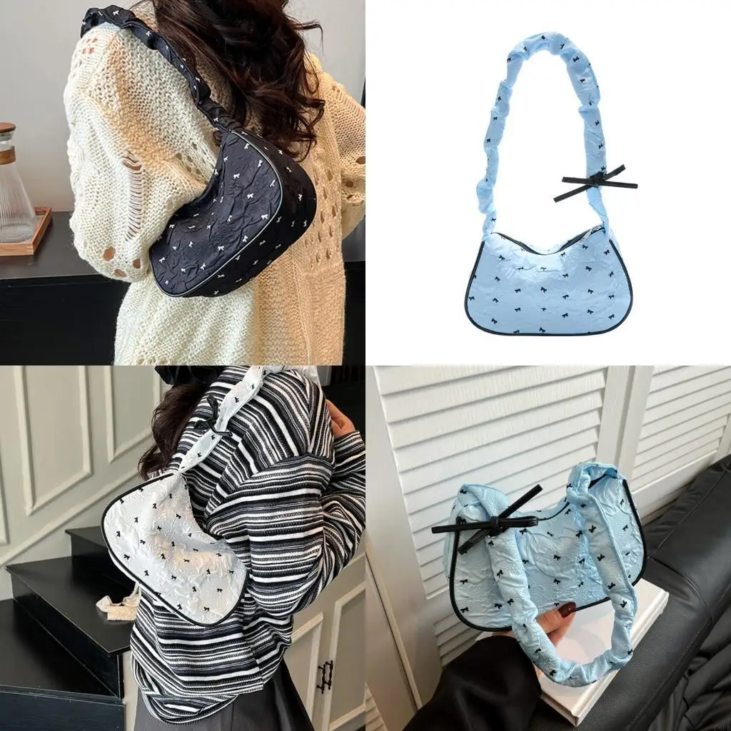 Женственная сумочка на плечо с акцентом на банты, легкая повседневная сумка из композитной ткани
Женственная сумочка на плечо с акцентом на банты, легкая повседневная сумка из композитной ткани