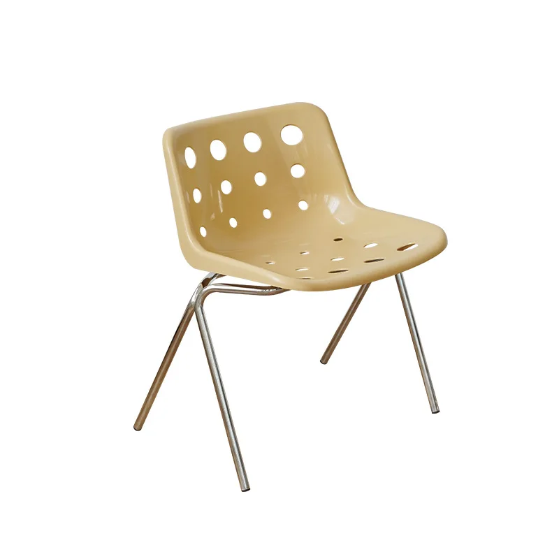 Cheese Chair Medieval Furniture Cheese Chair Casual Coffee Restaurant Carved Out Stainless Steel Chair
Cheese Chair Medieval Furniture Cheese Chair Casual Coffee Restaurant Carved Out Stainless Steel Chair