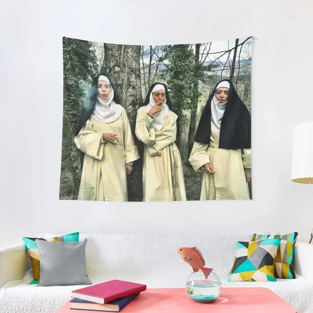 Smoking Nuns Tapestry Room Decor Korean Style Decorative Wall Murals Bedroom Decorations Wall Carpet Tapestry
Smoking Nuns Tapestry Room Decor Korean Style Decorative Wall Murals Bedroom Decorations Wall Carpet Tapestry