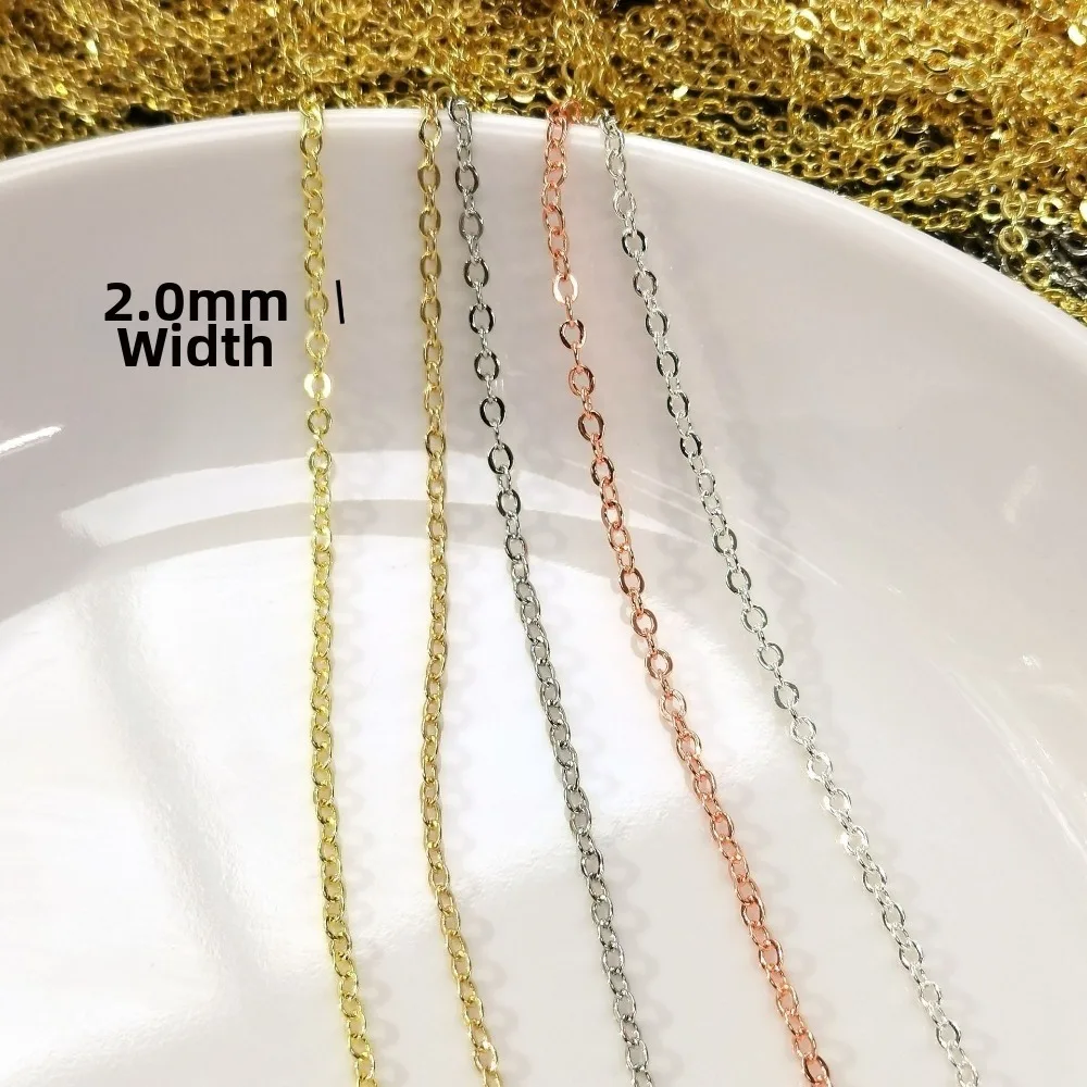 1Roll O Shape Cross Chains 10 Meters 2mm Stainless Steel Chain DIY DIY Collarbone Chain Bracelet for Bracelets
1Roll O Shape Cross Chains 10 Meters 2mm Stainless Steel Chain DIY DIY Collarbone Chain Bracelet for Bracelets