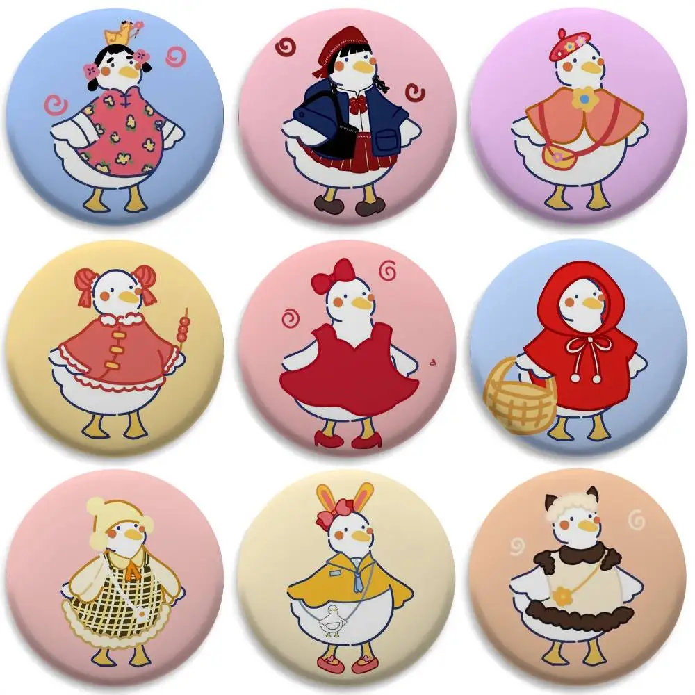Cute Cartoon Duck Girl Badges Round Exquisite Badge Brooches Creative Pins For Clothes Hat Backpack Gift Accessories
Cute Cartoon Duck Girl Badges Round Exquisite Badge Brooches Creative Pins For Clothes Hat Backpack Gift Accessories