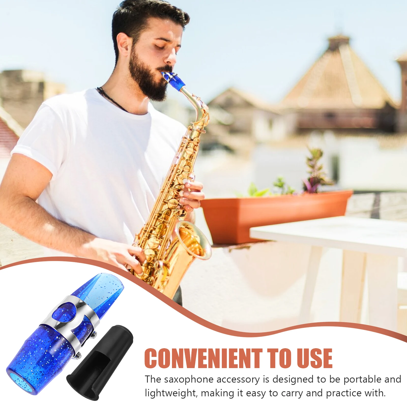 Saxophone Accessories Alto Mouthpiece Pads Fastener Kit Repair Tools Cleaning Clips Cap
Saxophone Accessories Alto Mouthpiece Pads Fastener Kit Repair Tools Cleaning Clips Cap