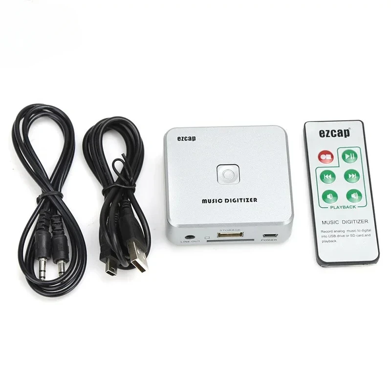 New Ezcap241 Audio Capture Cassette Tapes MP3 Converter Stable Audio Recording Plug And Play USB Port Music Digitizer w/ Remote
New Ezcap241 Audio Capture Cassette Tapes MP3 Converter Stable Audio Recording Plug And Play USB Port Music Digitizer w/ Remote