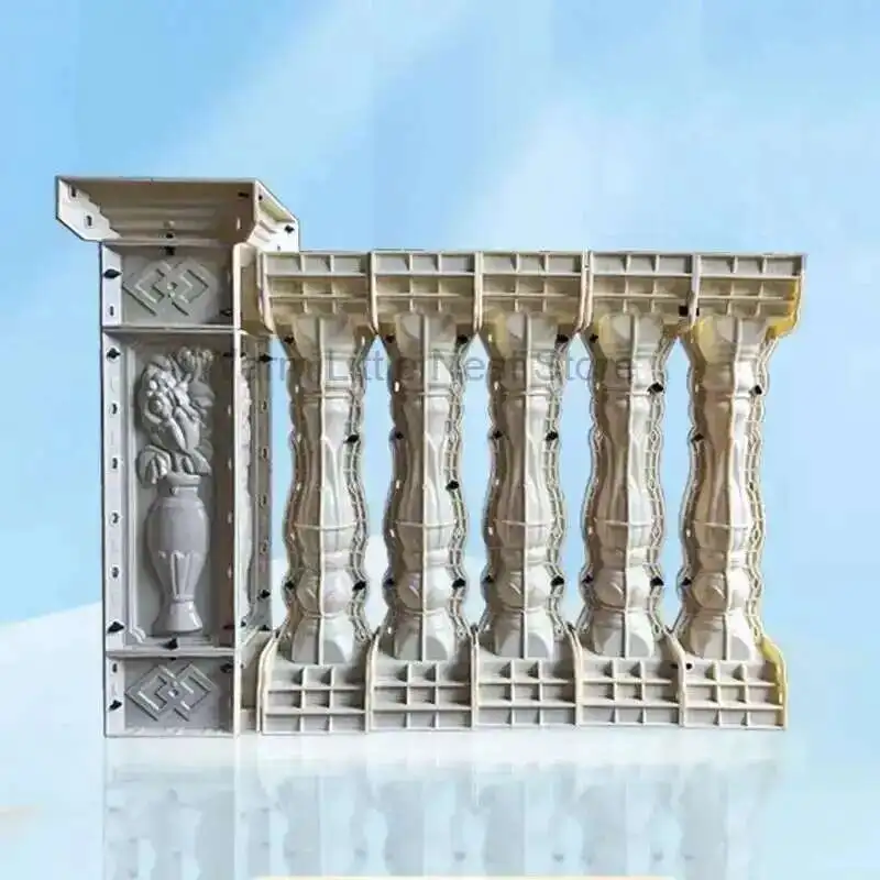 European Style ABS Roman Column Mold Villa Balcony Garden Fence Mold Cast-in-place Cement Outdoor Guardrail Vase Column Molds
European Style ABS Roman Column Mold Villa Balcony Garden Fence Mold Cast-in-place Cement Outdoor Guardrail Vase Column Molds
