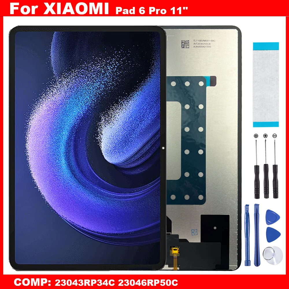ЖК-дисплей для Xiaomi Pad 6 Mi Pad 6 Pro 23043RP34C 23046RP50C сенсорный экран дигитайзер стекло в сборе ремонт
ЖК-дисплей для Xiaomi Pad 6 Mi Pad 6 Pro 23043RP34C 23046RP50C сенсорный экран дигитайзер стекло в сборе ремонт