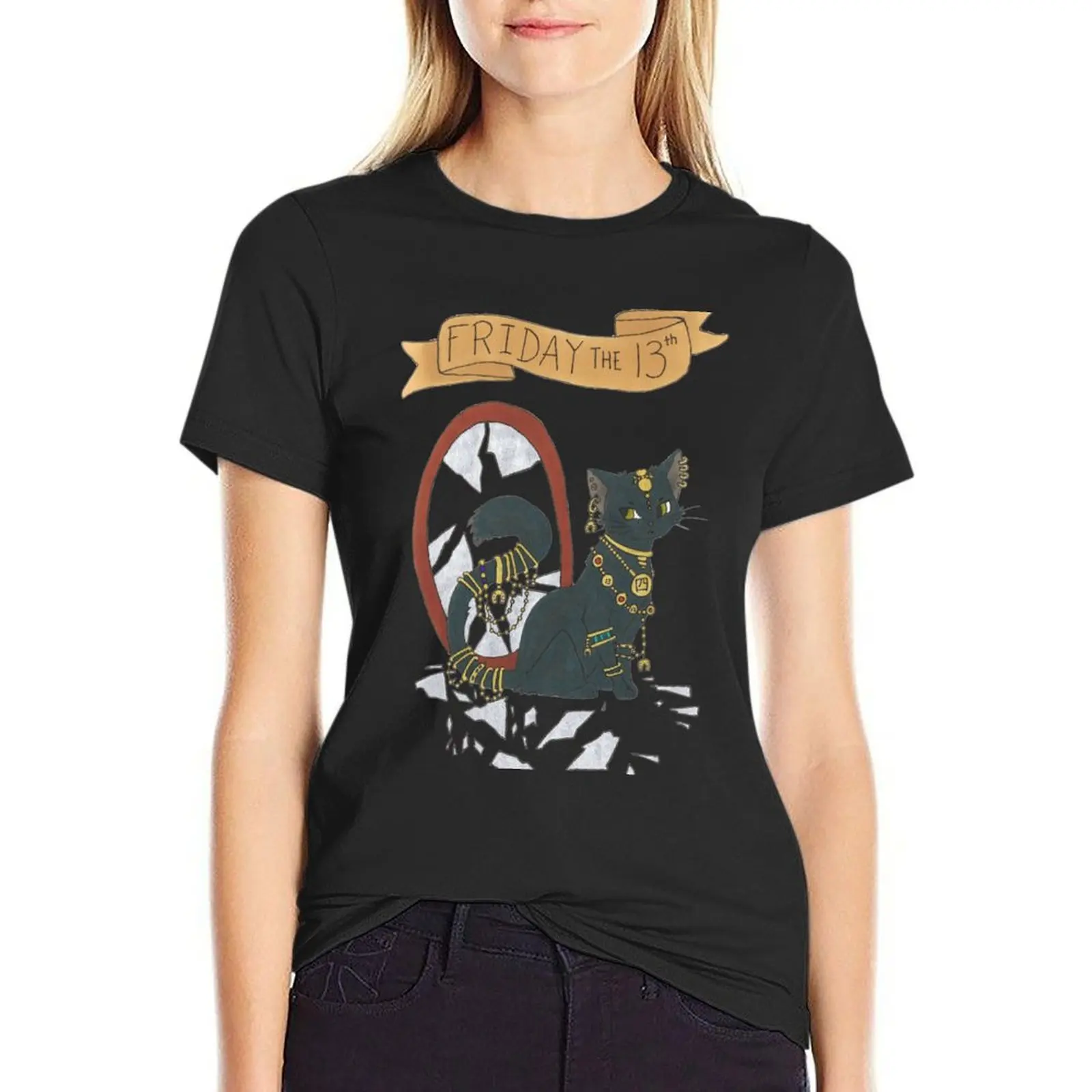 Friday 13th Black Cat T-Shirt new edition customs design your own plain Womens clothing
Friday 13th Black Cat T-Shirt new edition customs design your own plain Womens clothing